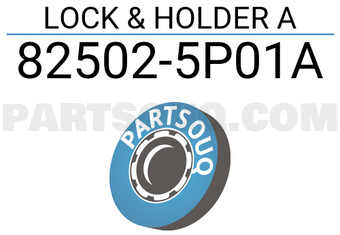 Nissan 825025P01A LOCK & HOLDER A