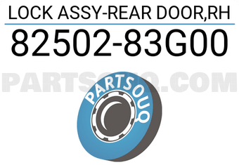 Nissan 8250283G00 LOCK ASSY-REAR DOOR,RH