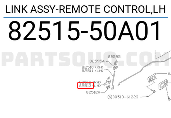 Nissan 8251550A01 LINK ASSY-REMOTE CONTROL,LH