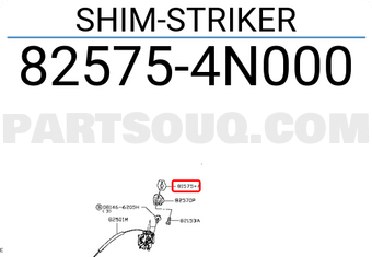Nissan 825754N000 SHIM-STRIKER