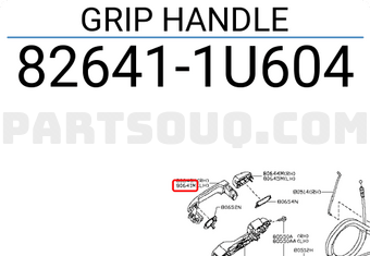 Nissan 826411U604 GRIP HANDLE