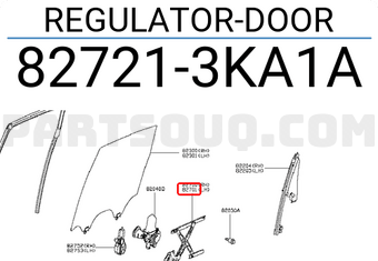Nissan 827213KA1A REGULATOR-DOOR