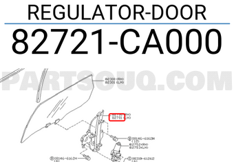 Nissan 82721CA000 REGULATOR-DOOR