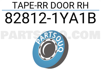 Nissan 828121YA1B TAPE-RR DOOR RH
