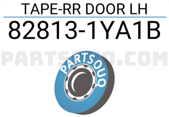Nissan 828131YA1B TAPE-RR DOOR LH