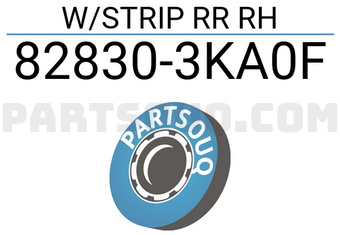Nissan 828303KA0F W/STRIP RR RH