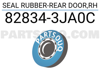 Nissan 828343JA0C SEAL RUBBER-REAR DOOR,RH