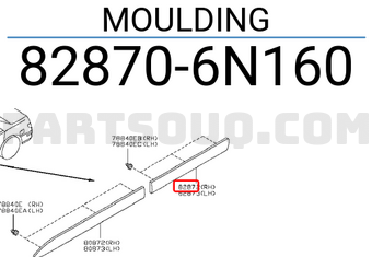 Nissan 828706N160 MOULDING
