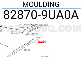 Nissan 828709UA0A MOULDING
