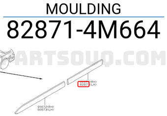 Nissan 828714M664 MOULDING
