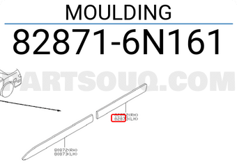 Nissan 828716N161 MOULDING