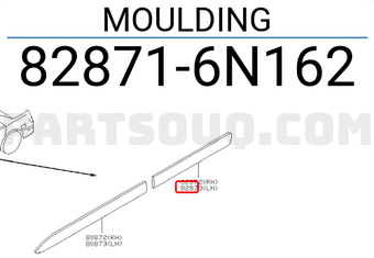 Nissan 828716N162 MOULDING
