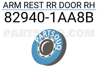 Nissan 829401AA8B ARM REST RR DOOR RH