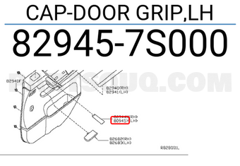Nissan 829457S000 CAP-DOOR GRIP,LH