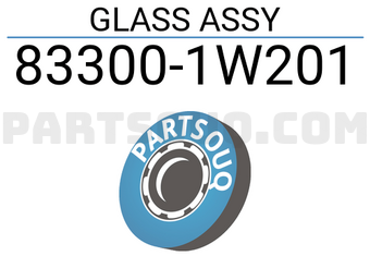 Nissan 833001W201 GLASS ASSY