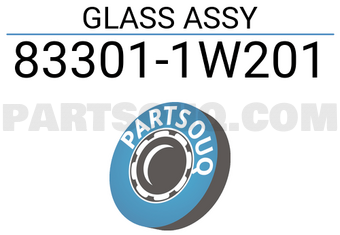 Nissan 833011W201 GLASS ASSY