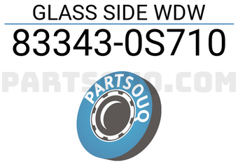 Nissan 833430S710 GLASS SIDE WDW