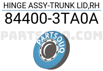 Nissan 844003TA0A HINGE ASSY-TRUNK LID,RH