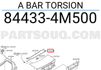 Nissan 844334M500 A BAR TORSION