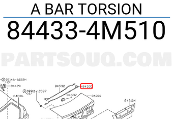 Nissan 844334M510 A BAR TORSION