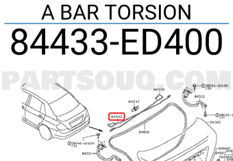 Nissan 84433ED400 A BAR TORSION