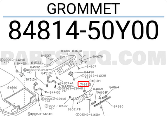 Nissan 8481450Y00 GROMMET