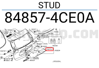 Nissan 848574CE0A STUD