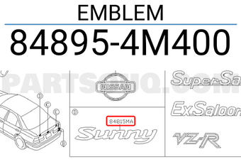 Nissan 848954M400 EMBLEM