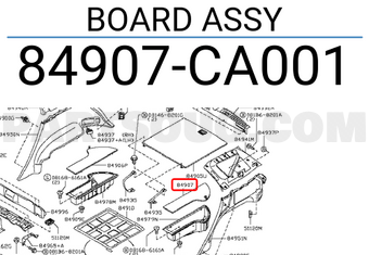 Nissan 84907CA001 BOARD ASSY