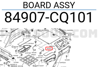 Nissan 84907CQ101 BOARD ASSY