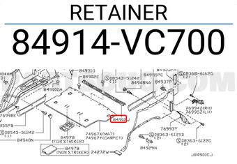 Nissan 84914VC700 RETAINER