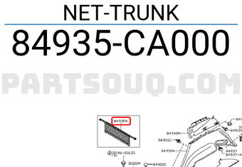 Nissan 84935CA000 NET-TRUNK
