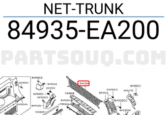 Nissan 84935EA200 NET-TRUNK