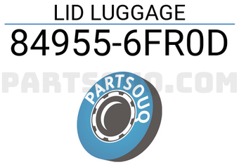 Nissan 849556FR0D LID LUGGAGE