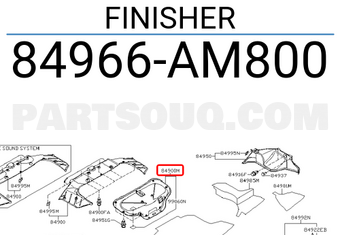 Nissan 84966AM800 FINISHER