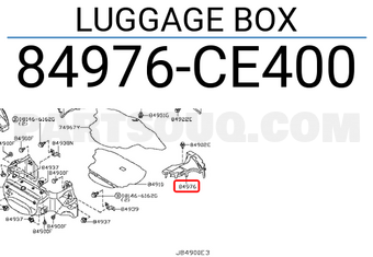 Nissan 84976CE400 LUGGAGE BOX