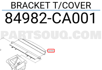 Nissan 84982CA001 BRACKET T/COVER