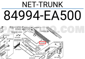 Nissan 84994EA500 NET-TRUNK