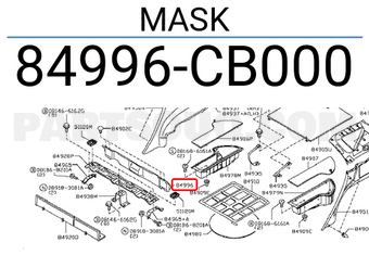 Nissan 84996CB000 MASK