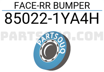 Nissan 850221YA4H FACE-RR BUMPER