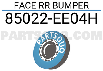 Nissan 85022EE04H FACE RR BUMPER