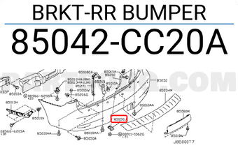 Nissan 85042CC20A BRKT-RR BUMPER