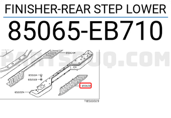 FINISHER-REAR S 85065EB70A | Nissan Parts | PartSouq
