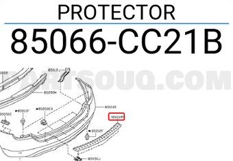 Nissan 85066CC21B PROTECTOR