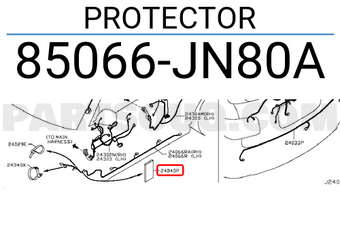 Nissan 85066JN80A PROTECTOR