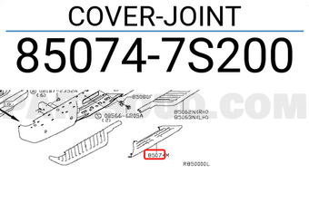 Nissan 850747S200 COVER-JOINT