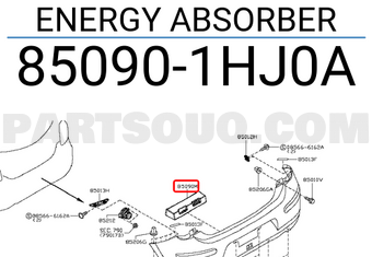 Nissan 850901HJ0A ENERGY ABSORBER