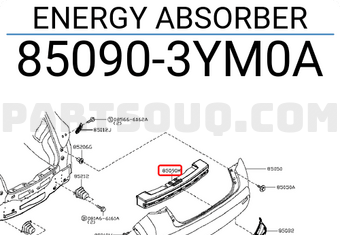 Nissan 850903YM0A ENERGY ABSORBER