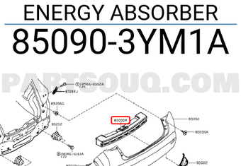 Nissan 850903YM1A ENERGY ABSORBER