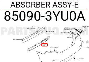 Nissan 850903YU0A ABSORBER ASSY-E